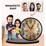Karikatür Masaüstü Saat