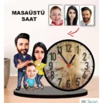 Karikatür Masaüstü Saat