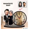Karikatür Çift, Sevgili Masaüstü Saat 1
