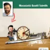 Karikatür Erkek Fotoğrafçı, Kameraman Model Masaüstü Saatli İsimlik Msi63
