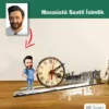 Karikatür Erkek Hemşire Model Masaüstü Saatli İsimlik Msi41
