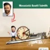 Karikatür Erkek Model Masaüstü Saatli İsimlik Msi49