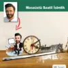 Karikatür Erkek Muhasebeci, Bilgisayarlı Model Masaüstü Saatli İsimlik Msi44