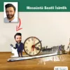 Karikatür Erkek Muhasebeci, Mali Müşavir Model Masaüstü Saatli İsimlik Msi65