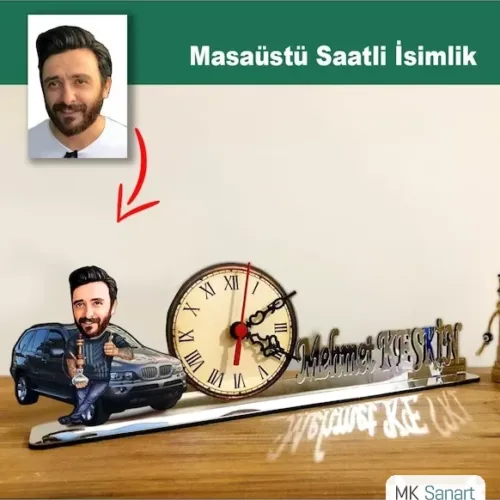 Karikatür Erkek Nargile, Galerici, Rent-Acar Model Masaüstü…
