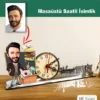 Karikatür Erkek Öğretmen Model Masaüstü Saatli İsimlik M2