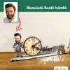 Karikatür Erkek Patron Model Masaüstü Saatli İsimlik Msi55