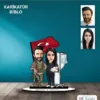 Kişiye Özel Asker,Hemşire Tasarımlı Karikatür Biblo B101