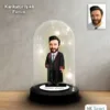 Kişiye Özel Avukat,Savcı Tasarım Işıklı Karikatür Fanus Biblo Fn167