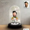 Kişiye Özel Boyacı, Usta Tasarım Işıklı Karikatür Fanus Biblo Fn133