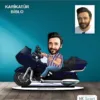 Kişiye Özel Erkek Motorcu Tasarımlı Karikatür Biblo B43