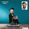Kişiye Özel Erkek Nargileci Tasarımlı Karikatür Biblo B62