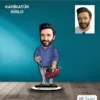 Kişiye Özel Erkek Tamirci Tasarımlı Karikatür Biblo B65