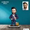 Kişiye Özel Erkek Tamircitasarımlı Karikatür Biblo B56