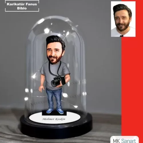 Kişiye Özel Fotoğrafçı, Kameramantasarımlı Işıklı Karikatür…