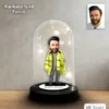 Kişiye Özel İtfaiyeci Tasarım Işıklı Karikatür Fanus Biblo Fn161