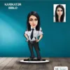 Kişiye Özel Kadın Polis Tasarımlı Karikatür Biblo B98