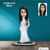 Kişiye Özel Kadın Tasarımlı Karikatür Biblo B82