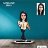 Kişiye Özel Kadın Tasarımlı Karikatür Biblo B97