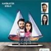 Kişiye Özel Kaptan Tasarımlı Karikatür Biblo B100