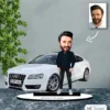 Kişiye Özel Karikatür Audi Arabalı Karikatür Biblo B20