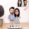 Kişiye Özel Karikatür Çift, Sevgili Biblo