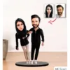 Kişiye Özel Karikatür Çift, Sevgili, Nişanlı Biblo -M2