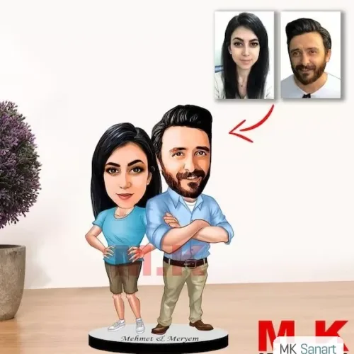 Kişiye Özel Karikatürçift, Sevgili Biblo