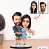 Kişiye Özel Karikatür Çift, Sevgili Biblo