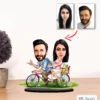 Kişiye Özel Karikatür Çift, Sevgili Biblo