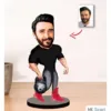 Kişiye Özel Karikatür Erkek Fitnes Hocası Biblo M4