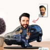 Kişiye Özel Karikatür Erkek Nargile Biblo