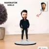 Kişiye Özel Karikatür Erkek Tasarımlı Biblo Xkb9