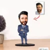 Kişiye Özel Karikatür Erkek Müdür Biblo Model2