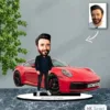 Kişiye Özel Karikatür Ferrari Arabalı Karikatür Biblo B16