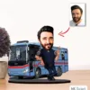 Kişiye Özel Karikatür Gardiyan Erkek Biblo