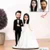 Kişiye Özel Karikatür Gelin Damat Biblo