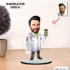 Kişiye Özel Karikatür Göz Doktoru Tasarımlı Erkek Biblo Xkb13