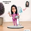 Kişiye Özel Karikatür Hemşire tasarımlı Kadın Biblo Xkbk4