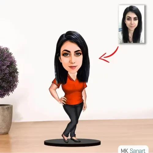 Kişiye Özel Karikatür Anne Biblo Model 2