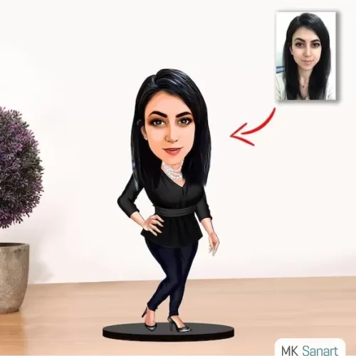 Kişiye Özel Karikatür Anne Biblo Model1