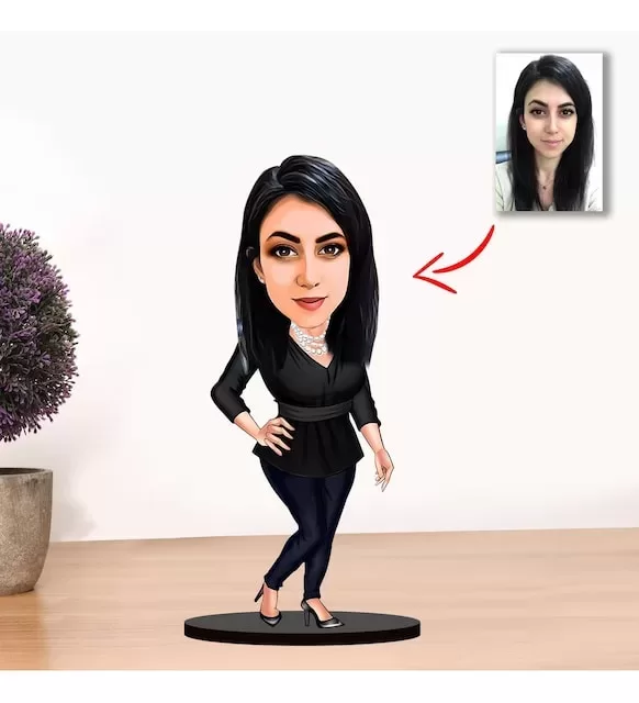Kişiye Özel Karikatür Anne Biblo Model1