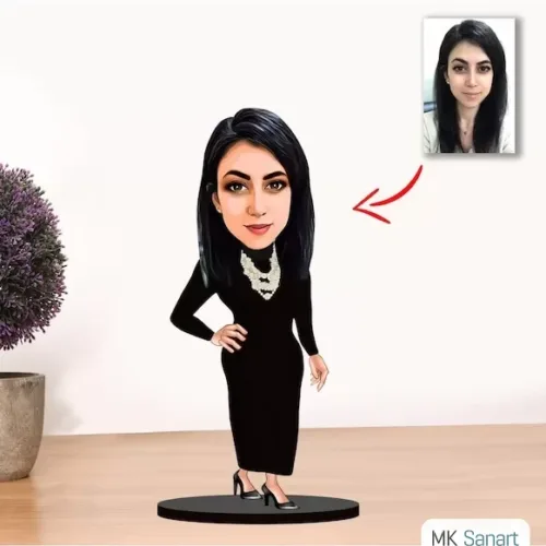 Kişiye Özel Karikatür Anne Biblo Model3