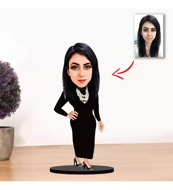 Kişiye Özel Karikatür Anne Biblo Model3
