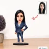Kişiye Özel Karikatür Kadın Müdür Biblo Model2