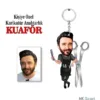Kişiye Özel Erkek Karikatür Kuaför Anahtarlık