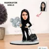 Kişiye Özel Karikatürmimar Tasarımlı Kadın Biblo Xkbk14