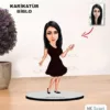 Kişiye Özel Karikatür tasarımlı Kadın Biblo Xkbk1