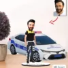 Kişiye Özel Karikatür Trafik Polisi Erkek Biblo