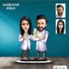 Kişiye Özel Kimyager Tasarımlı Karikatür Biblo Bb109